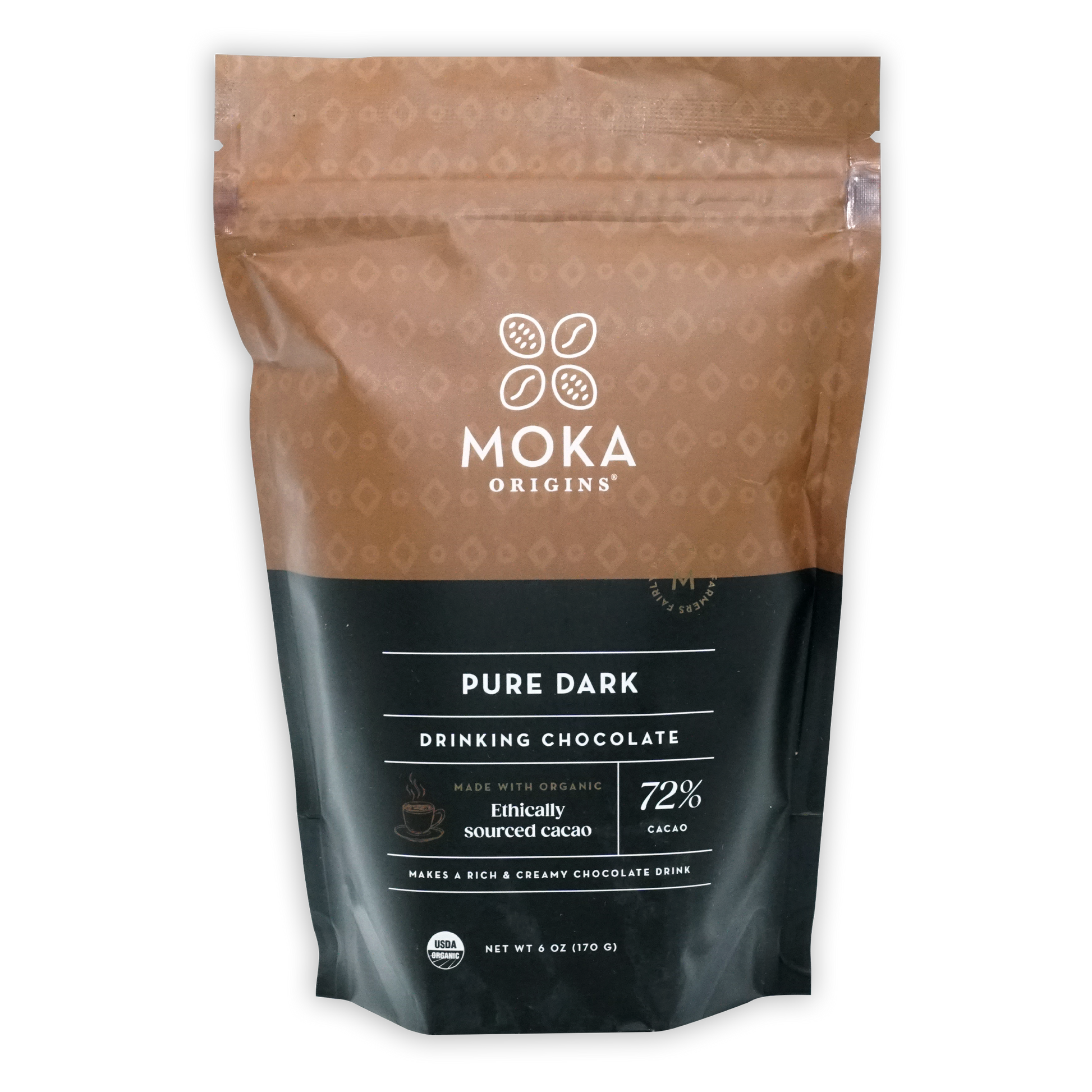 Moka Drinking Chocolate Dark 72% Cacao – Bar & Cocoa Moka Drinking Chocolate Dark 72% Cacao – Bar & Cocoa