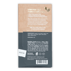Moka Quinoa Crunch Milk Chocolate 58% bar with puffed quinoa in tan gray wrapper