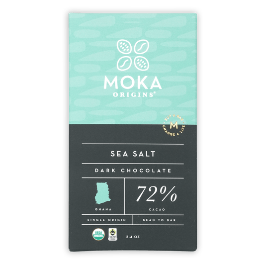 Moka Dark Chocolate w/ Sea Salt 72%