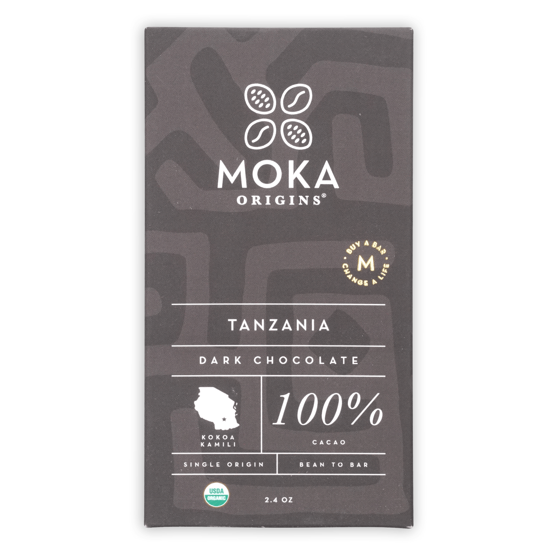 Moka Dark Tanzania 100% – Bar & Cocoa Moka Dark Tanzania 100% – Bar & Cocoa