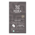 Moka Dark Tanzania 100% single origin dark chocolate bar