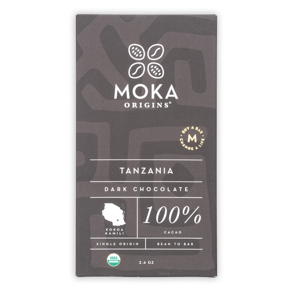 Moka Dark Tanzania 100% – Bar & Cocoa