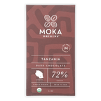 Moka Dark Tanzania 72% cacao single origin dark chocolate bar