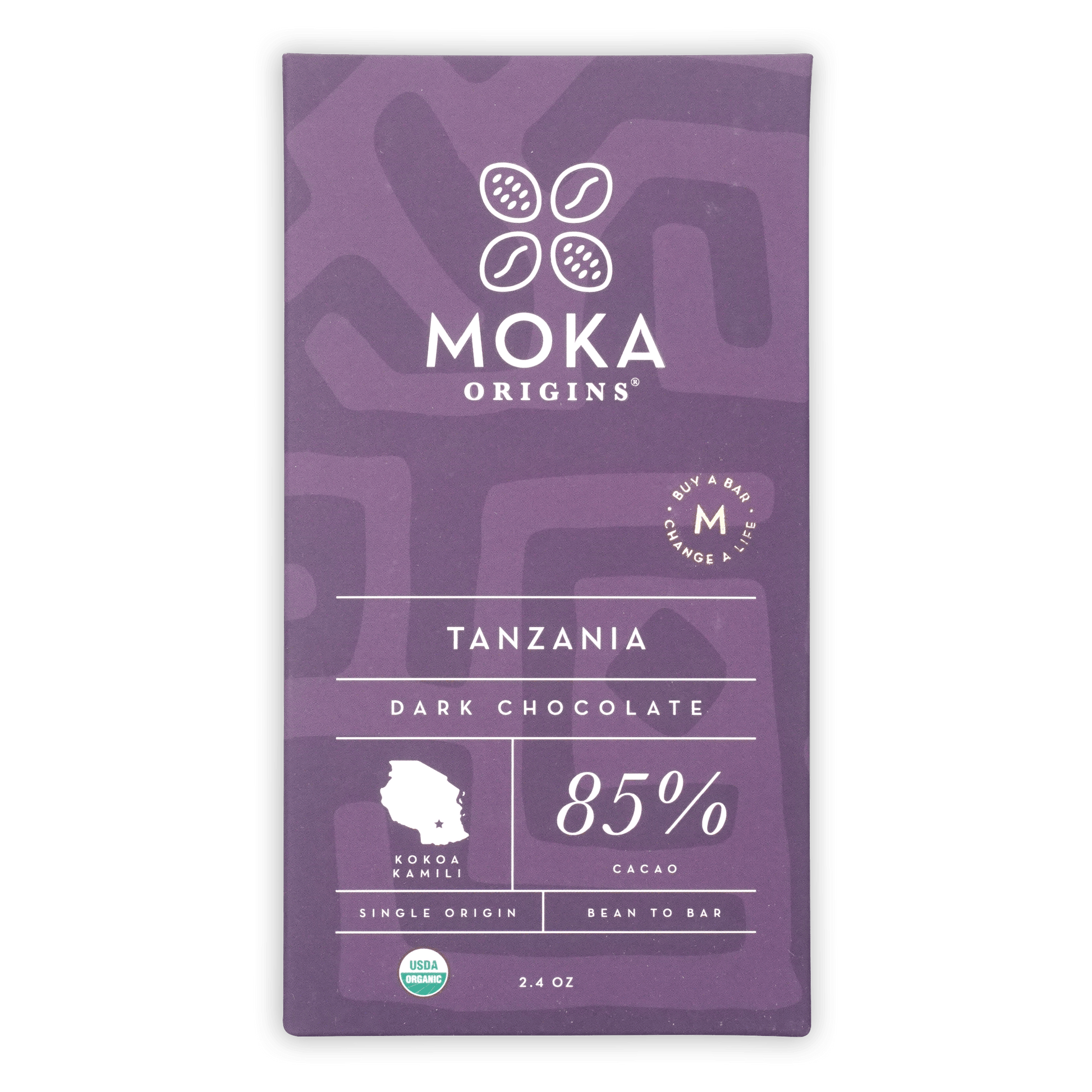 Moka Dark Tanzania 85% – Bar Cocoa - Main Image