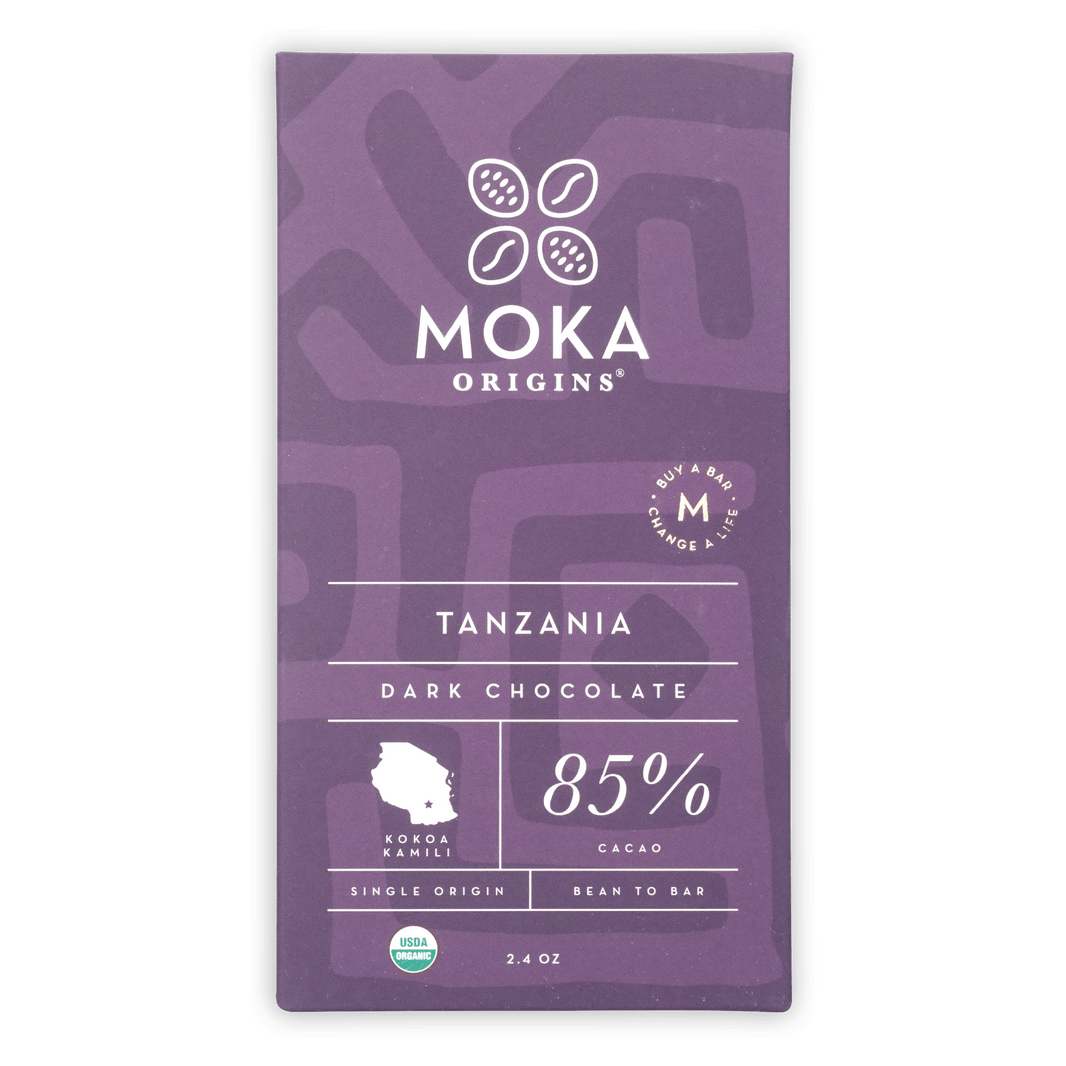 Moka Cherry Dark Chocolate Bar 72% Tanzania – Bar & Cocoa Moka Cherry Dark Chocolate Bar 72% Tanzania – Bar & Cocoa