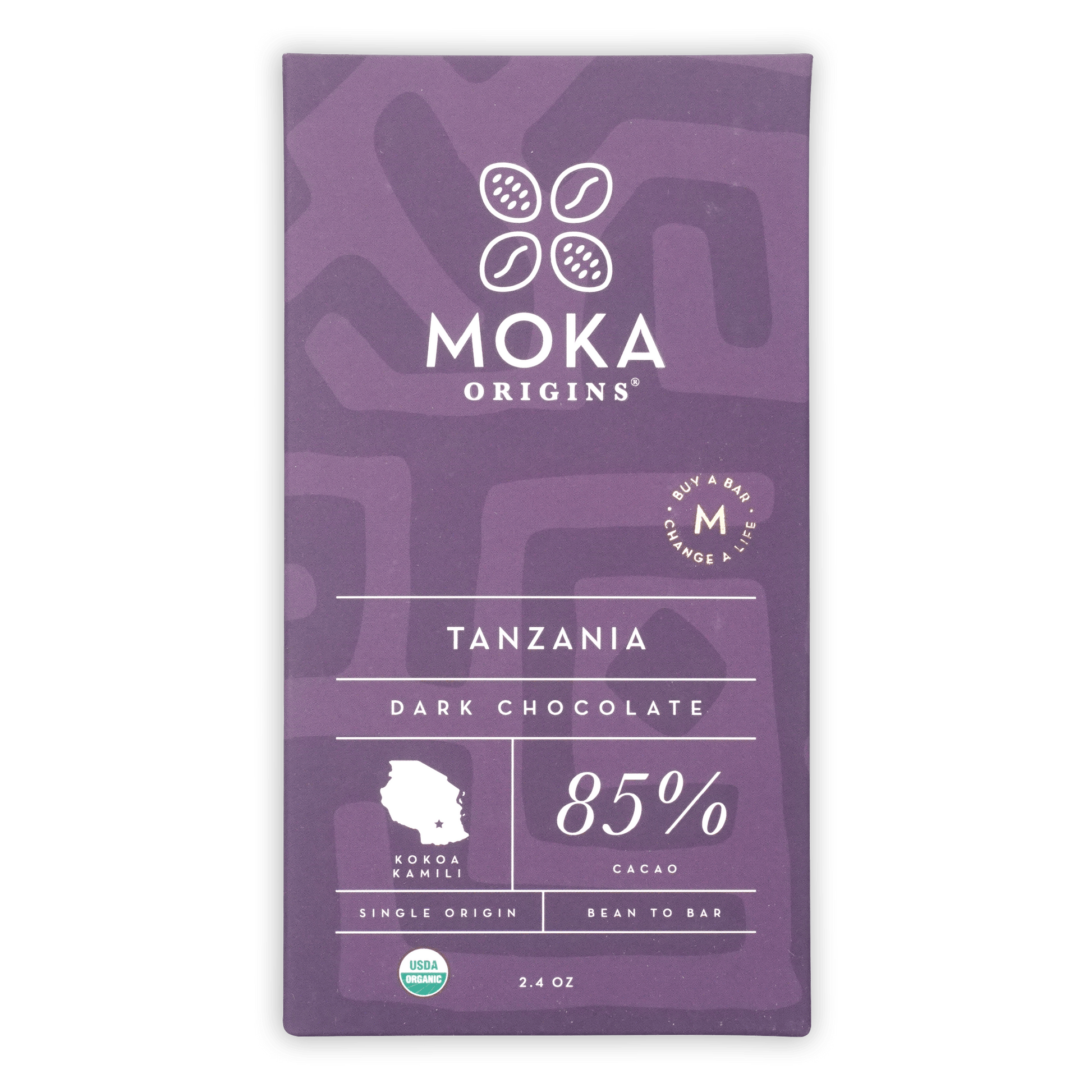 Moka Dark Tanzania 85% Single Origin Chocolate Bar – Bar & Cocoa Moka Dark Tanzania 85% Single Origin Chocolate Bar – Bar & Cocoa