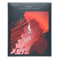 Naive Cola Dark Chocolate 65% limited edition black box with cyclist art