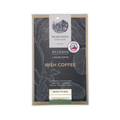 NearyNógs 60% Irish Coffee chocolate bar in dark illustrated packaging on a black background.
