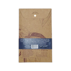 Brown kraft paper chocolate bar wrapper with hand-drawn cocoa illustrations and blue label for nearynags dark ecuador 100%