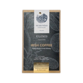 Nearynogs dark irish coffee 60 percent chocolate bar in a dark textured package with gold foil and botanical illustrations