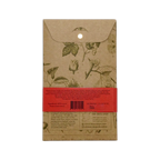 A beige illustrated wrapper with a red label and botanical drawings for nearynogs dark mexico 100 percent chocolate bar