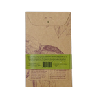 A brown kraft paper wrapper with green label and hand-drawn cacao pods for nearynogs dark thailand 80 chocolate bar