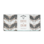 Omnom Coffee + Cream White Chocolate bar with bat illustrations