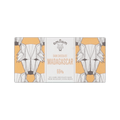 Omnom Madagascar 66% dark chocolate bar, white and orange wrapper with geometric fox illustration