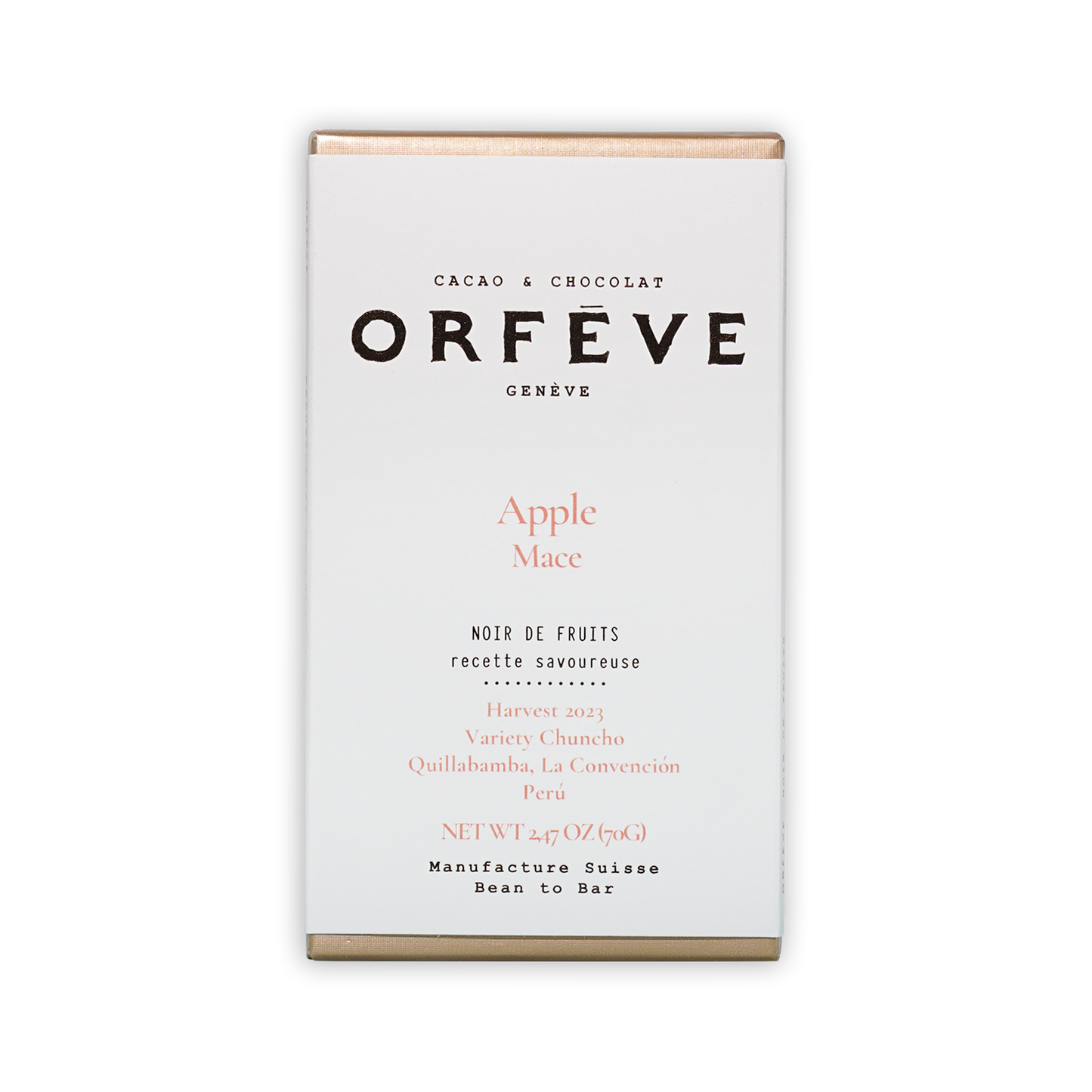 Orfeve Dark w/ Apple & Mace (No Added Sugar) 64%