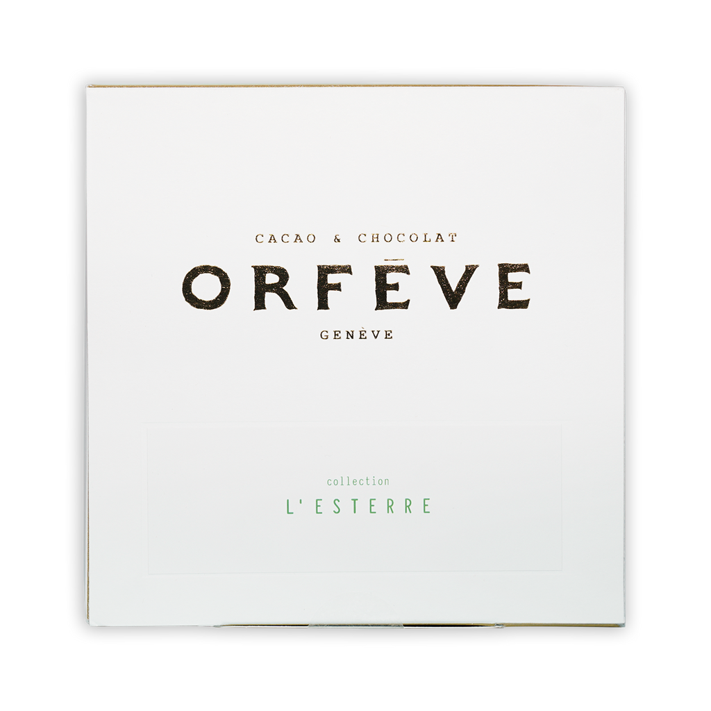 Orfeve Geneve white box for Cacao & Chocolat L’Esterre collection