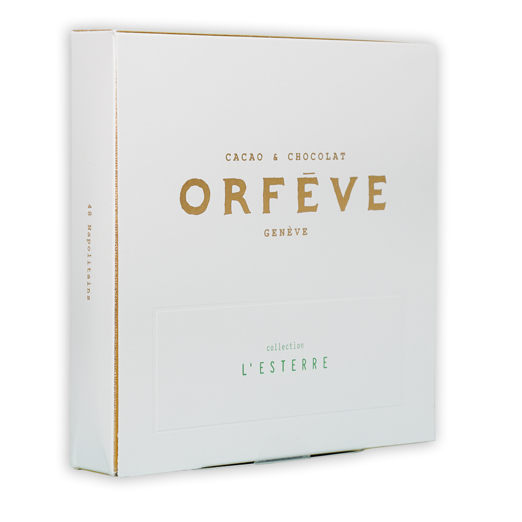 Orfeve Dark Chocolate Grenada Tasting Box (48 pcs)
