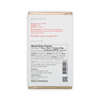 Orfeve Dark w/ Peach & Pepper 64% cacao bar packaging with gold edges and red ingredients text