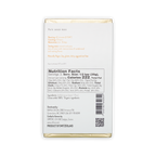 Orfeve Dark Quillabamba Peru 100% chocolate bar wrapper with gold edges