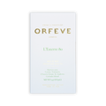 A white Orfeve L'Esterre 80 chocolate bar box with gold and green text on a black background.