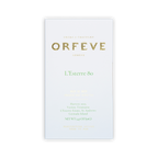 A white Orfeve L'Esterre 80 chocolate bar box with gold and green text on a black background.