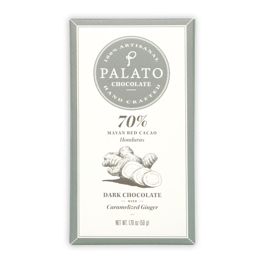 Palato Dark Chocolate w/ Caramelized Ginger 70%