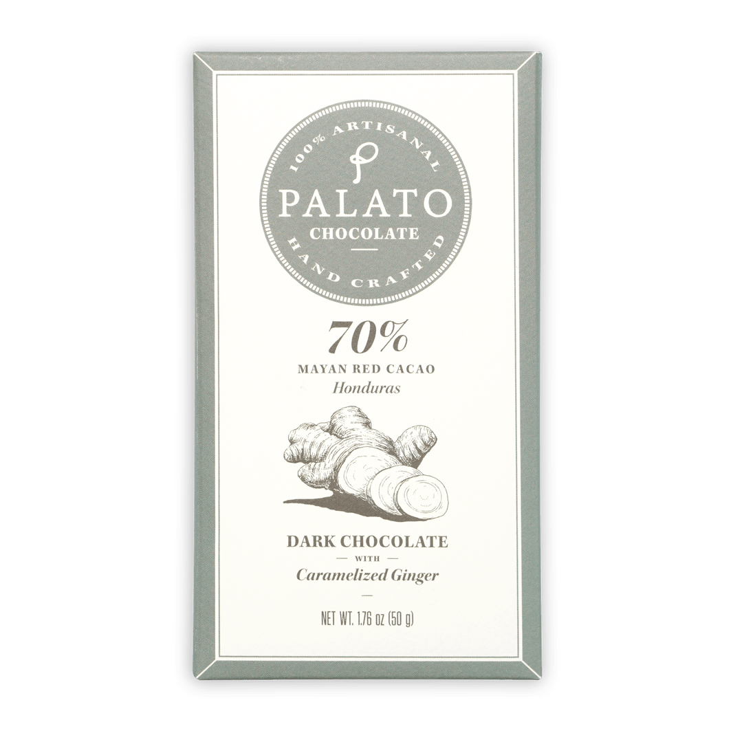 Palato Dark Chocolate w/ Caramelized Ginger 70%