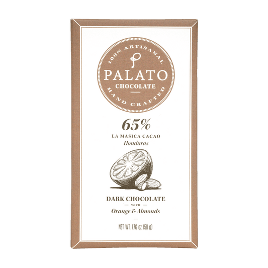 Palato Dark Chocolate w/ Orange & Almonds 65%