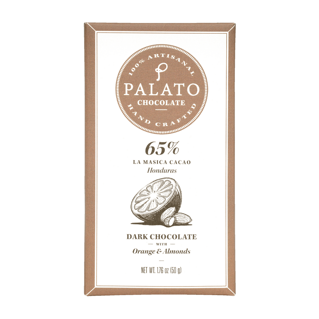 Palato Dark Chocolate w/ Orange & Almonds 65%