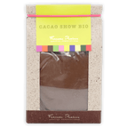 Pralus Cacao Show hot chocolate mix with vibrant lime green label