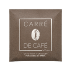 Pralus Carre de Cafe Noir: brown square dark roast Brazilian Arabica beans