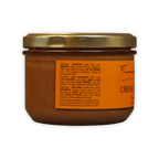 Pralus Hazelnut Cream jar with gold lid and smooth orange-brown spread