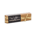 Pralus Infernale Noir praline bar with black label and gold ribbon