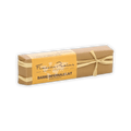 Pralus Infernale Milk Praline Bar in beige wrapper with yellow label and ribbon