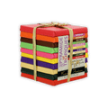 Pralus Pyramide des Tropiques vibrant multicolored chocolate bar stack
