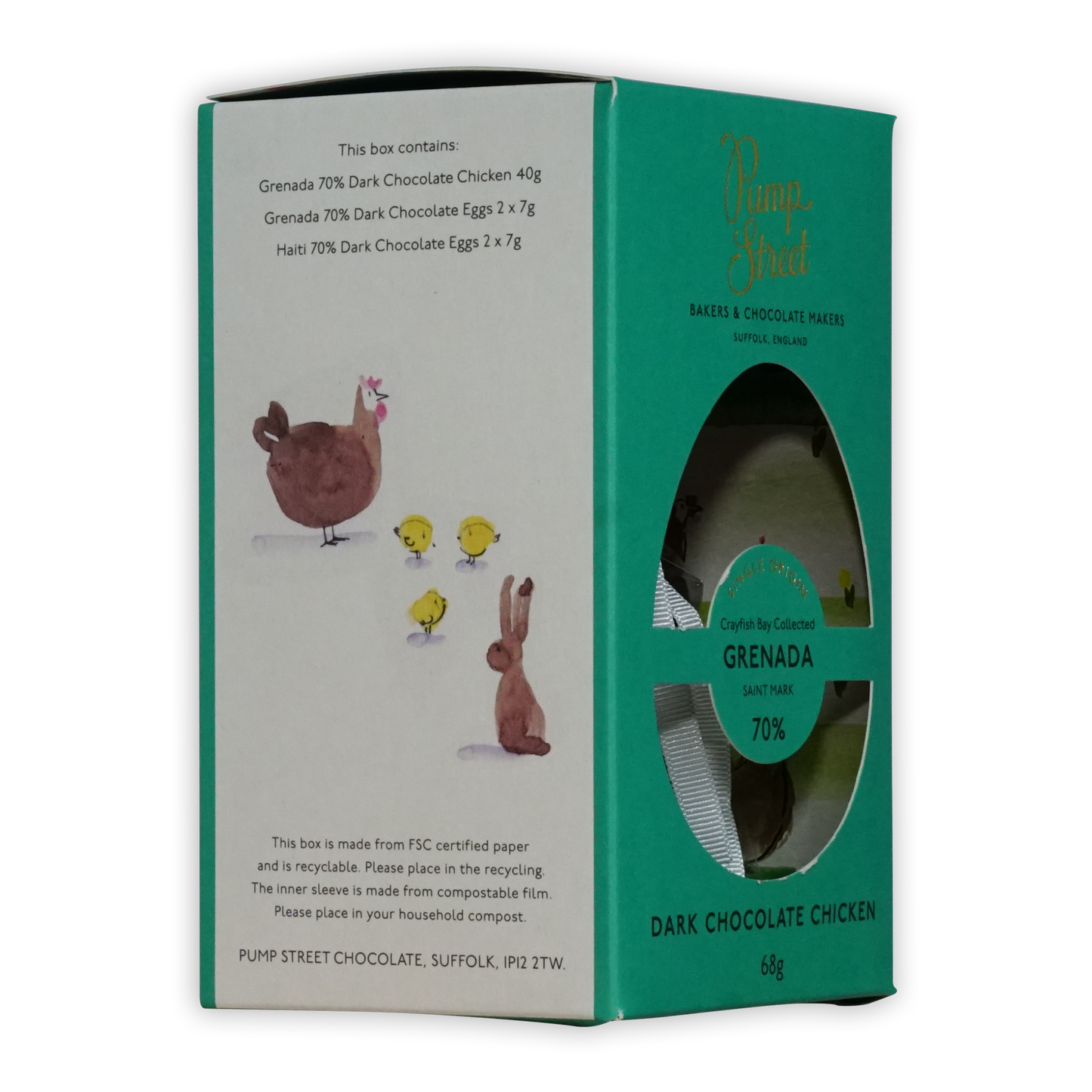 Pump Street Chicken and Egg Box Grenada 70% (Seasonal)