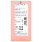 Pink Pump Street Croissant Bar 62% dark chocolate wrapper