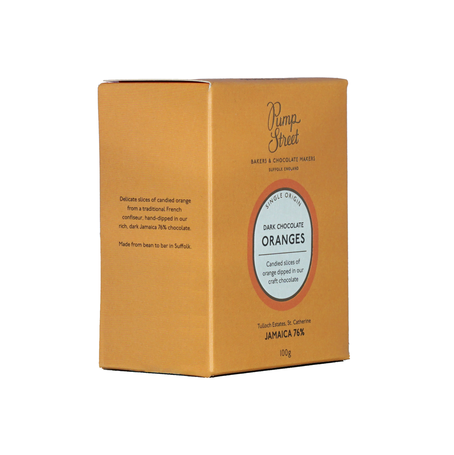 Pump Street Dark Chocolate Dipped Orange Slices 76%