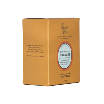 Pump Street Dark Chocolate Dipped Orange Slices 76%