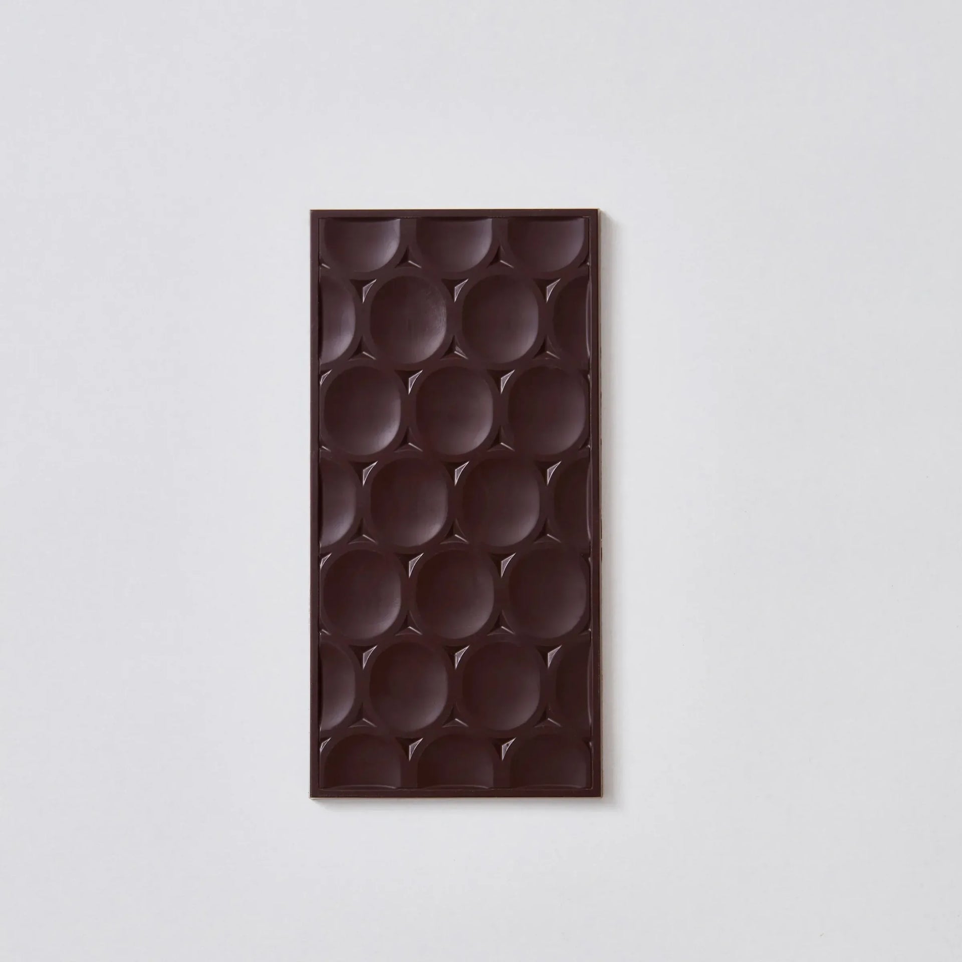 Pump Street Dark Milk Cookie Chip 60% dark chocolate bar with textured surface