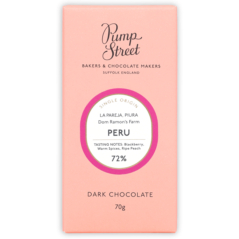 Pump Street Don Ramon’s Farm La Pareja Peru 72% dark chocolate bar