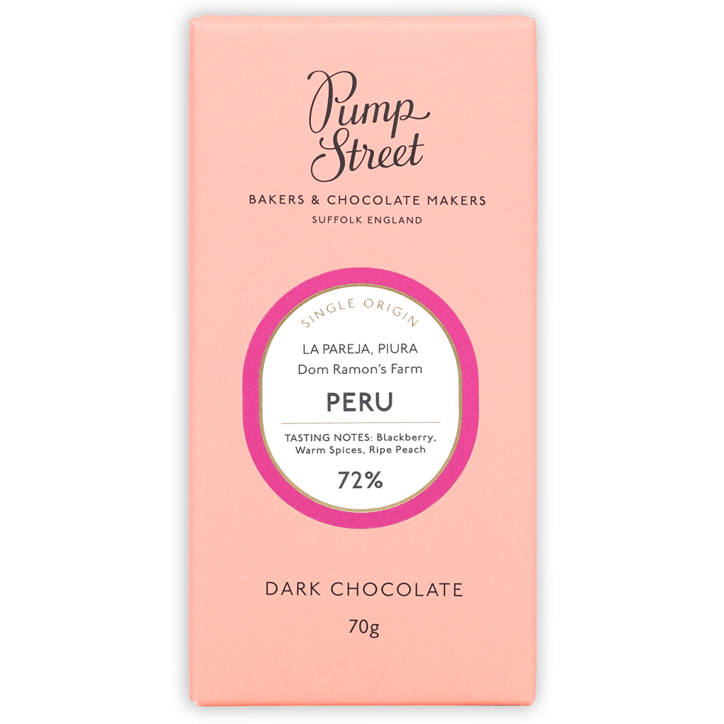 Pump Street Don Ramon’s Farm La Pareja Peru 72% dark chocolate bar