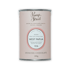 Pump Street Drinking Chocolate West Papua 70% matte pink tin