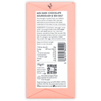 Pump Street Sourdough & Sea Salt 66% pink chocolate bar wrapper
