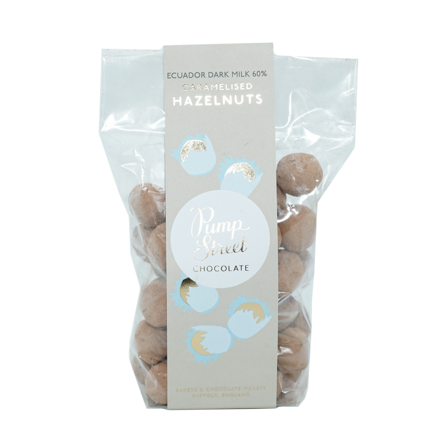 Pump Street Dark Milk Chocolate Caramelized Hazelnuts 60%