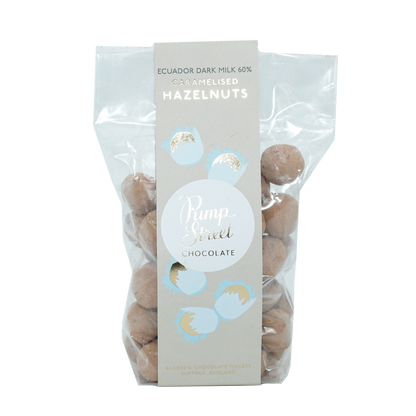 Pump Street Dark Milk Chocolate Caramelized Hazelnuts 60%