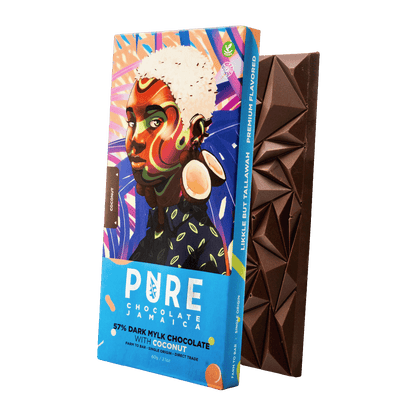 Pure Chocolate Dark Milk w/ Coconut 57%