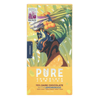 Pure Chocolate Jamaica 70% dark chocolate bar with lemongrass wrapper