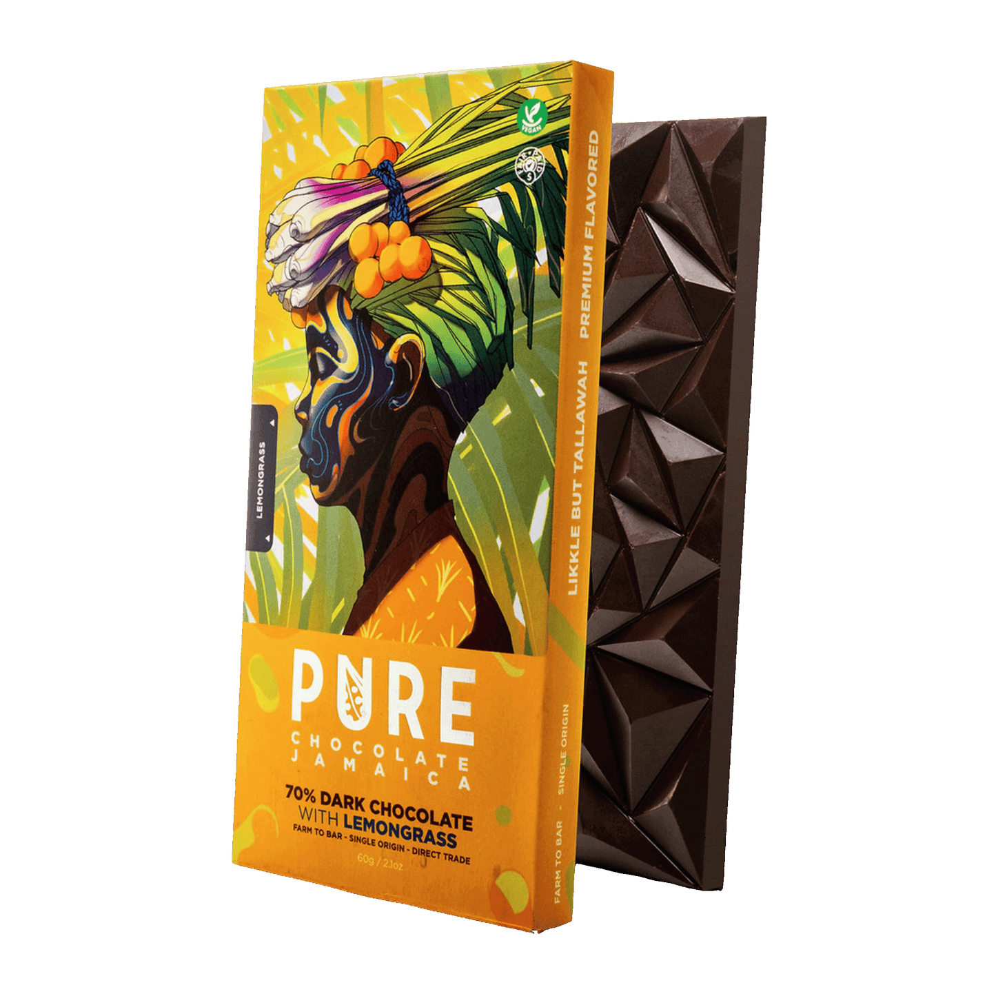 Pure Chocolate Dark w/ Lemongrass 70%