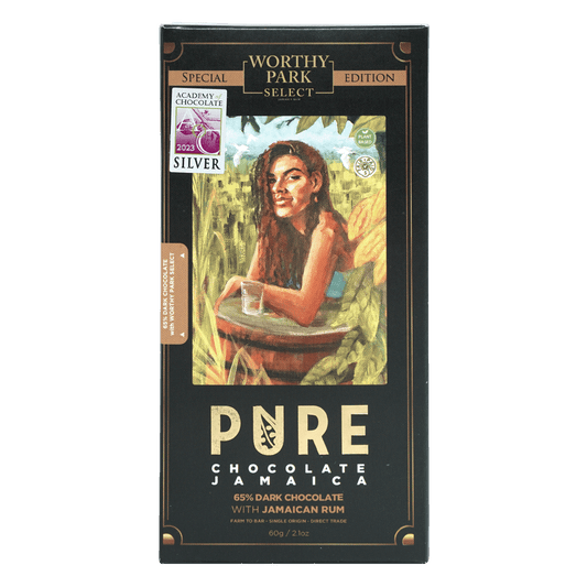 Pure Chocolate Dark w/ Worthy Park Rum 65% (Special Edition)